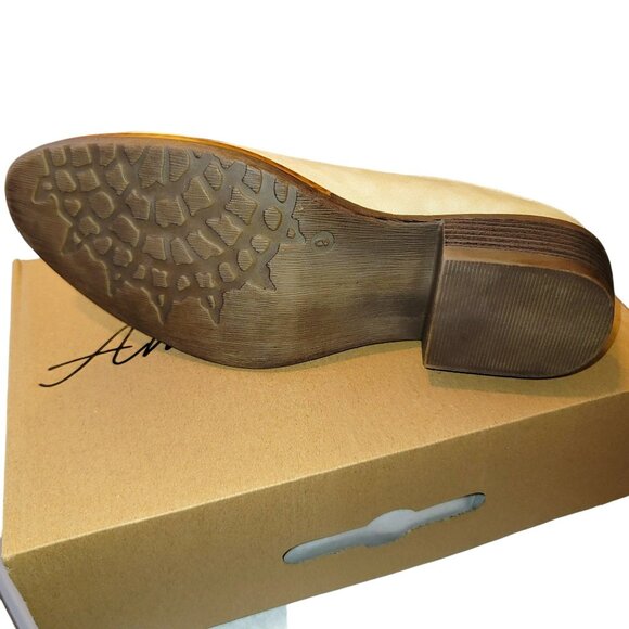 American Rag Slide Shoe Clog Segovia Milk Mottled Tan Heeled Woman's 9 JJ3343 - Picture 7 of 9